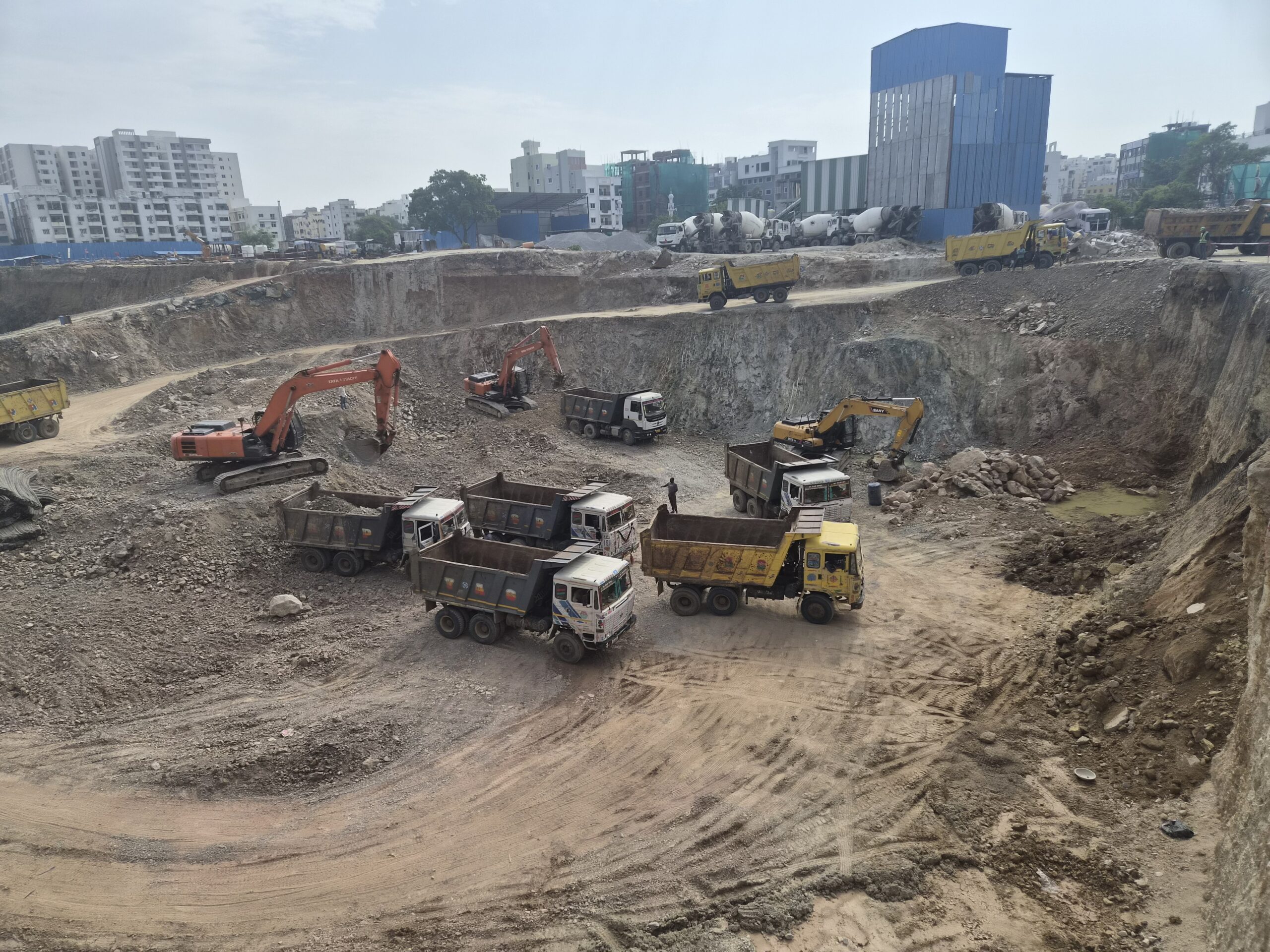 land-digging-development-works